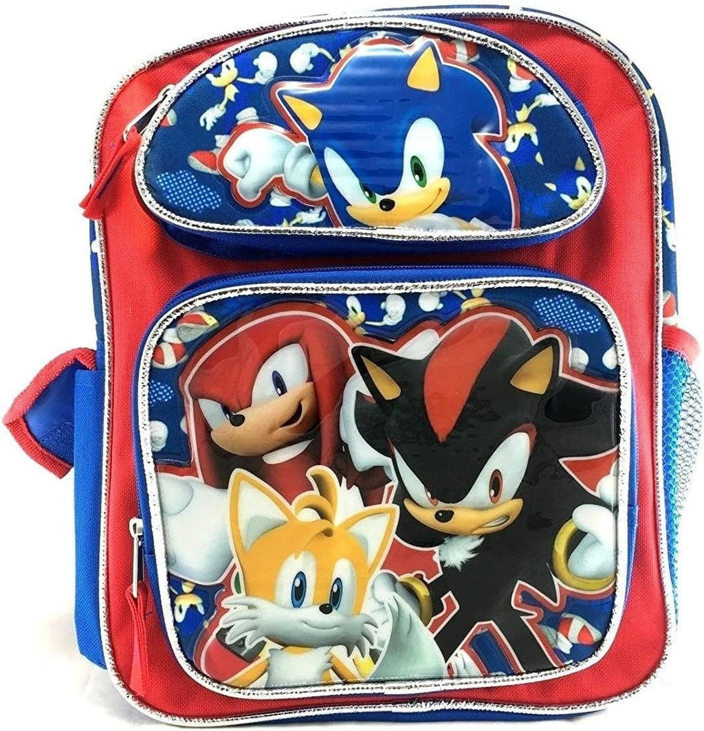 Sonic - Shadow/Tails/Knuckles RED 12" Backpack - S22SH52229C-PI