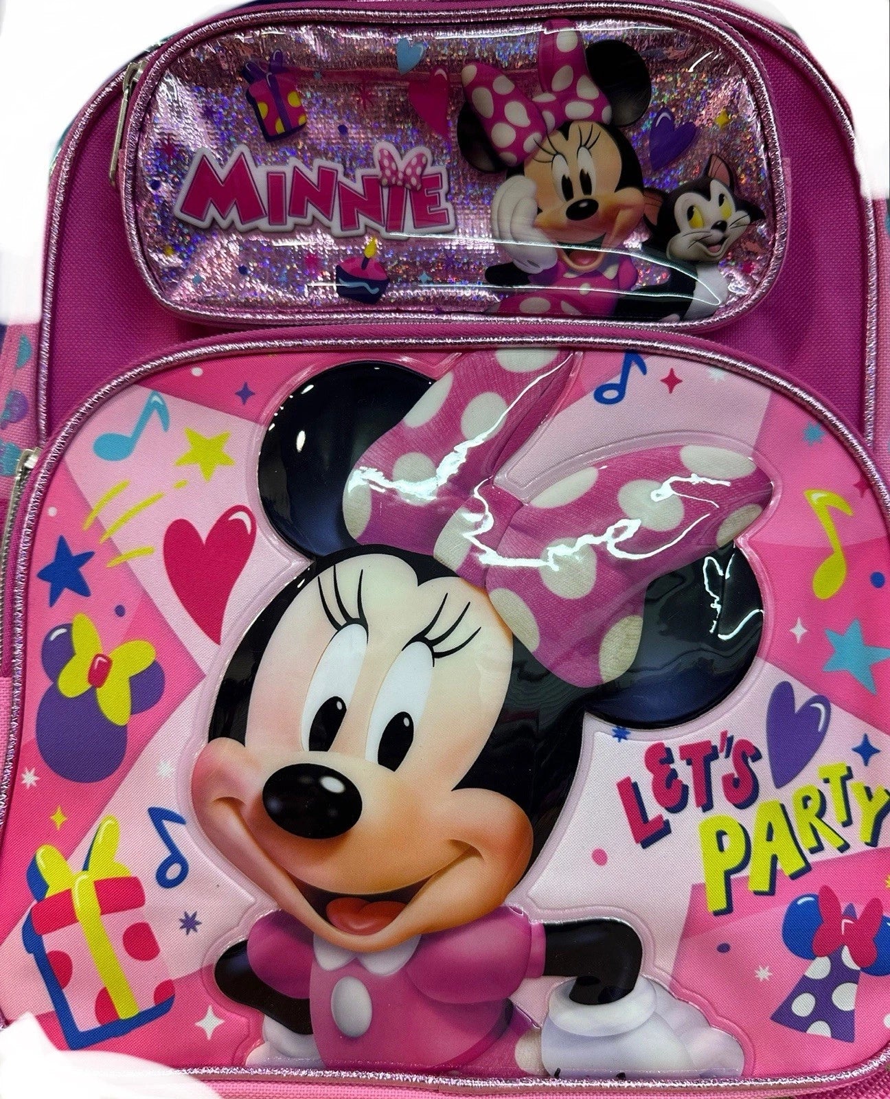 Disney - Minnie Mouse - Let's Party Shiny 12" Backpack - A23724