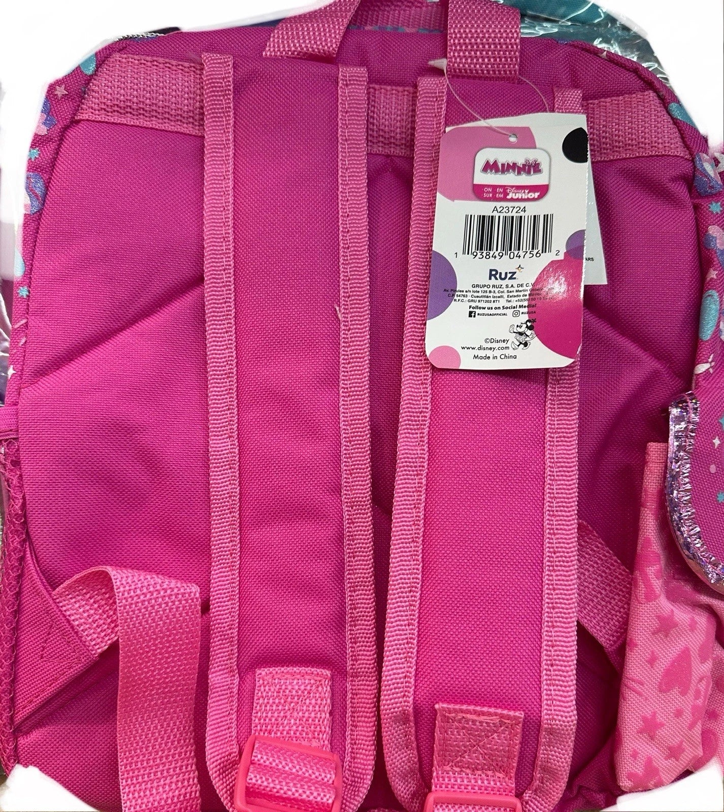 Disney - Minnie Mouse - Let's Party Shiny 12" Backpack - A23724