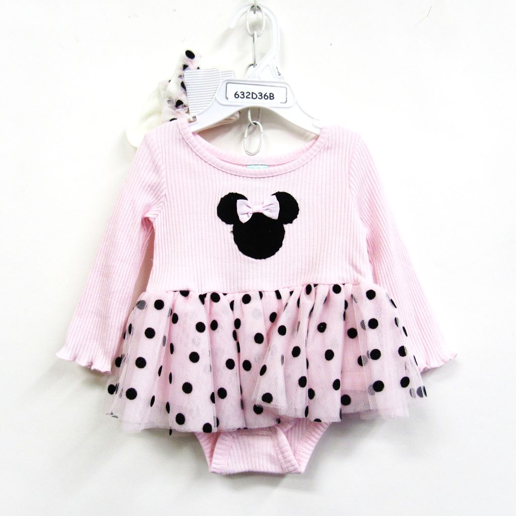 Girl's Minnie Mouse Tutu Creeper Outfit - 632D36B