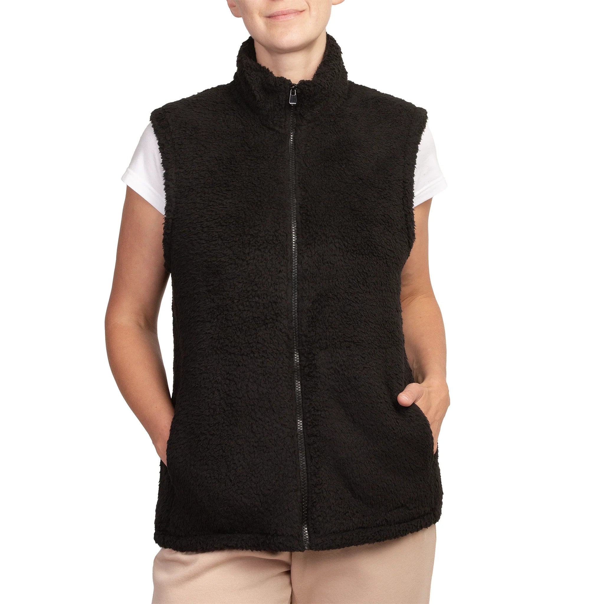 Sofra - Ladies Sherpa Vest - LSV100