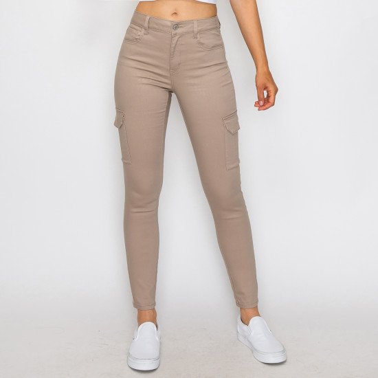 Wax Jean - Women's Skinny Cargo Pocket Jean - 90322