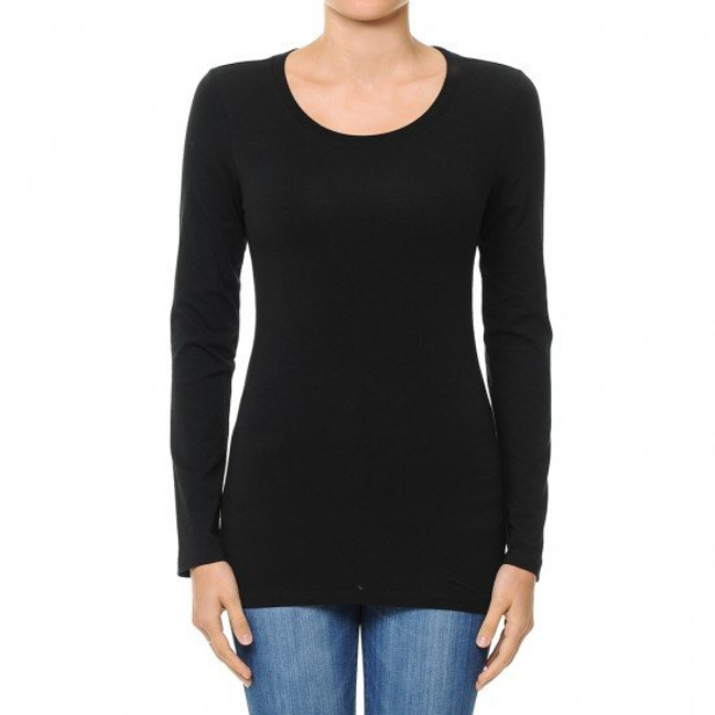 Ambiance - Women's Long Sleeve Boy Tee- 62800