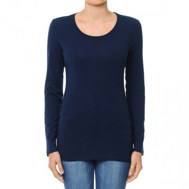 Ambiance - Women's Long Sleeve Boy Tee- 62800