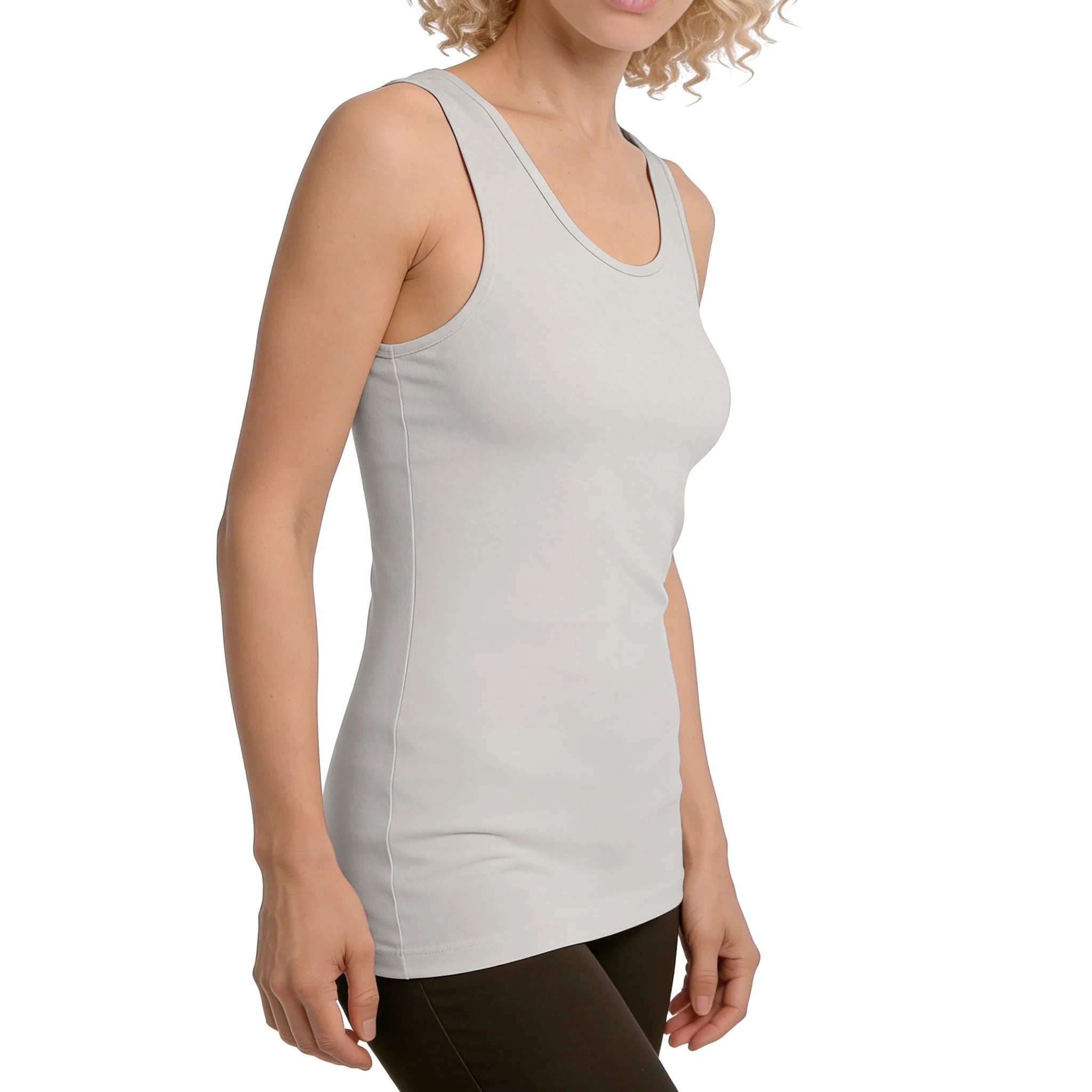 Sofra - Ladies Cotton Modal Knit Tank Top - TT310