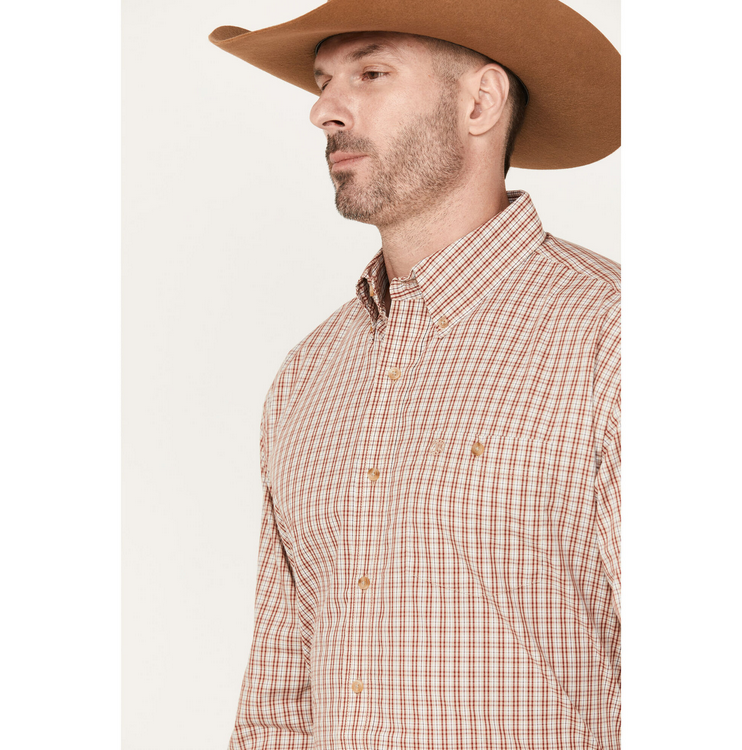 Men's Classics Plaid Print Long Sleeve Shirt - 112330362