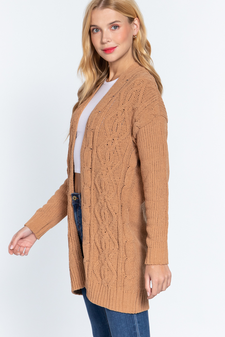Active USA - Chenile Sweater Cardigan - SW11829