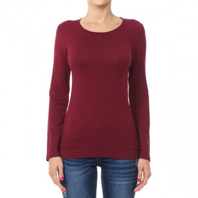Ambiance - Women's Long Sleeve Boy Tee- 62800