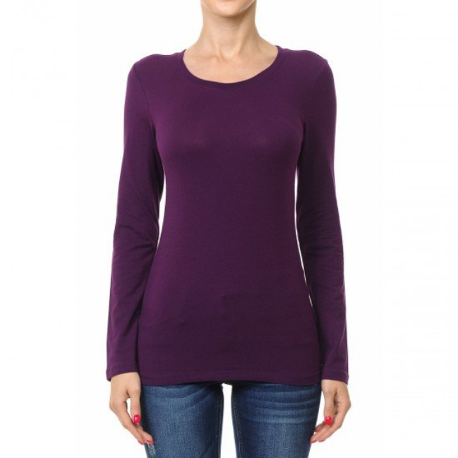 Ambiance - Women's Long Sleeve Boy Tee- 62800