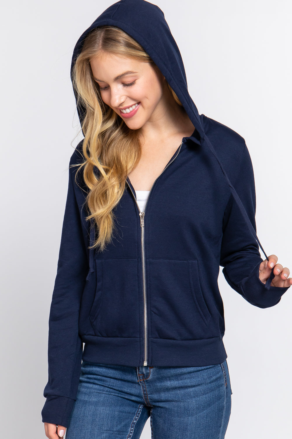 Fleece French Terry Hoodie - J2069