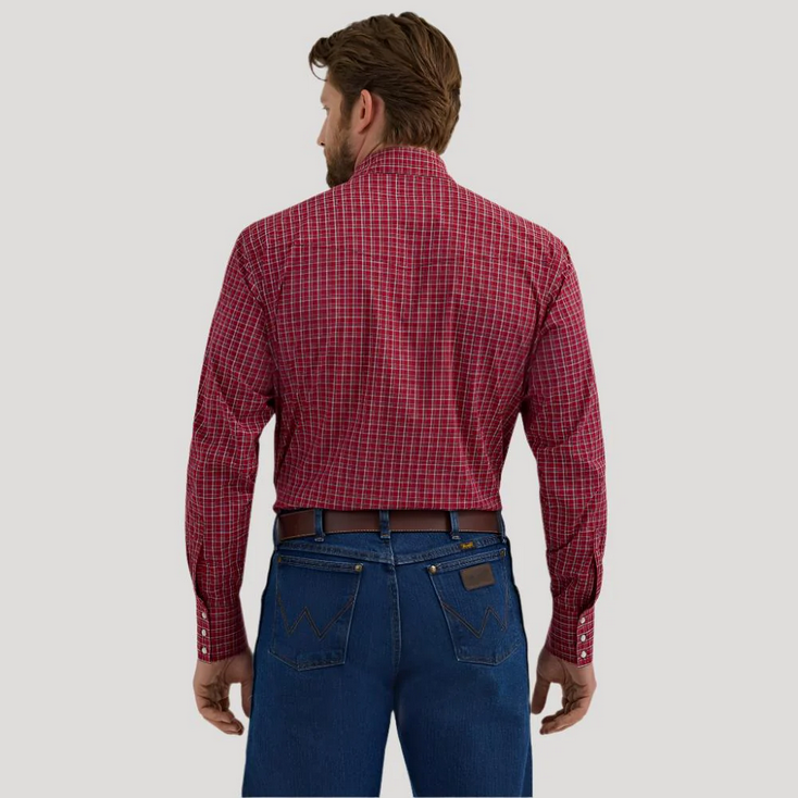 Wrangler Mens Snap Long Sleeve Shirt - 112355358