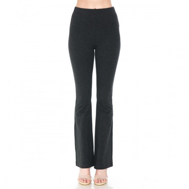 Ambiance - Women's Pull On High Waist Flare Pants - 73625
